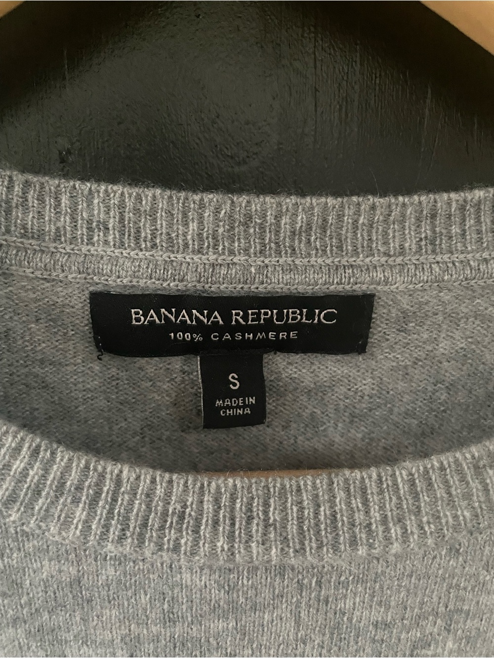 Banana Republic Cashmere Crewneck sweater, men’s small, gray - Picture 5 of 5